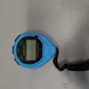 Waterproof Stopwatch Timer Only Stopwatch Mode, ON/Off Silent Large Display Simple Operation, Without Clock Date Countdown, Digital Stop Watch for Sports Coaches, Blue