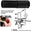 91-12037 Shift Cable Installer & Removal Socket Tool Fits for Mercruiser Alpha One Gen I, II, R & MR