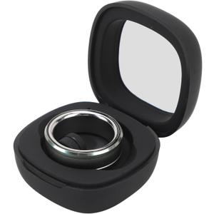 Smart Ring, Stainless Steel, Sleep Temperature Steps Monitoring, Gifts for Family, Cyan, Charging (Size 20, 69mm / 2.7in Inner Diameter)