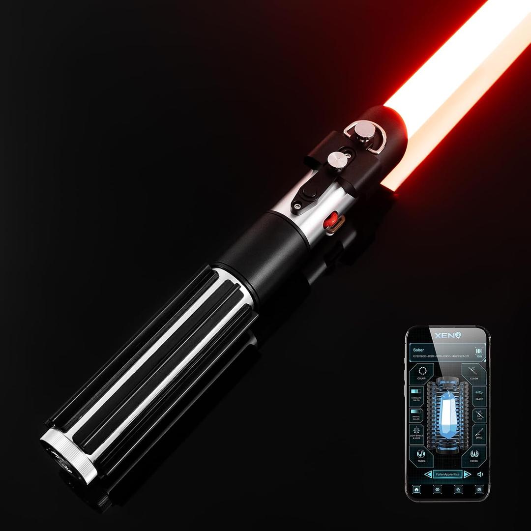 XRGB V3 Smooth Swing Light Saber, Upgrade Motion Control Light Sabers,16 Sound Fonts with Infinite Color Changing, Light Saber for Adults,Metal Hilt Rechargeable DV5, 92cm/36in