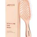 AIMIKE Detangling Brush, Wet Dry Vented Detangler Brush w/Soft Bristles, Pain-Free Detangle Hairbrush Loosens Stubborn Tangles, Extra Gentle on Sensitive and Fine Hair, for Women & Kids