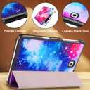 Tri-Fold Case Compatible with Samsung Galaxy TAB S2 9.7 inch Tablet - SM T810/T813/T815C/T819C(2014 Edition), Includes a Screen Protector - Premium PU Leather Tri-Fold Cover with Auto Sleep/Wake (One Size)