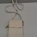 Anti-Theft Leather Bag,Small Crossbody Cell Phone Purse Wallet for Women,RFID Block Phone Purse Crossbody with Shoulder Strap (Grey)