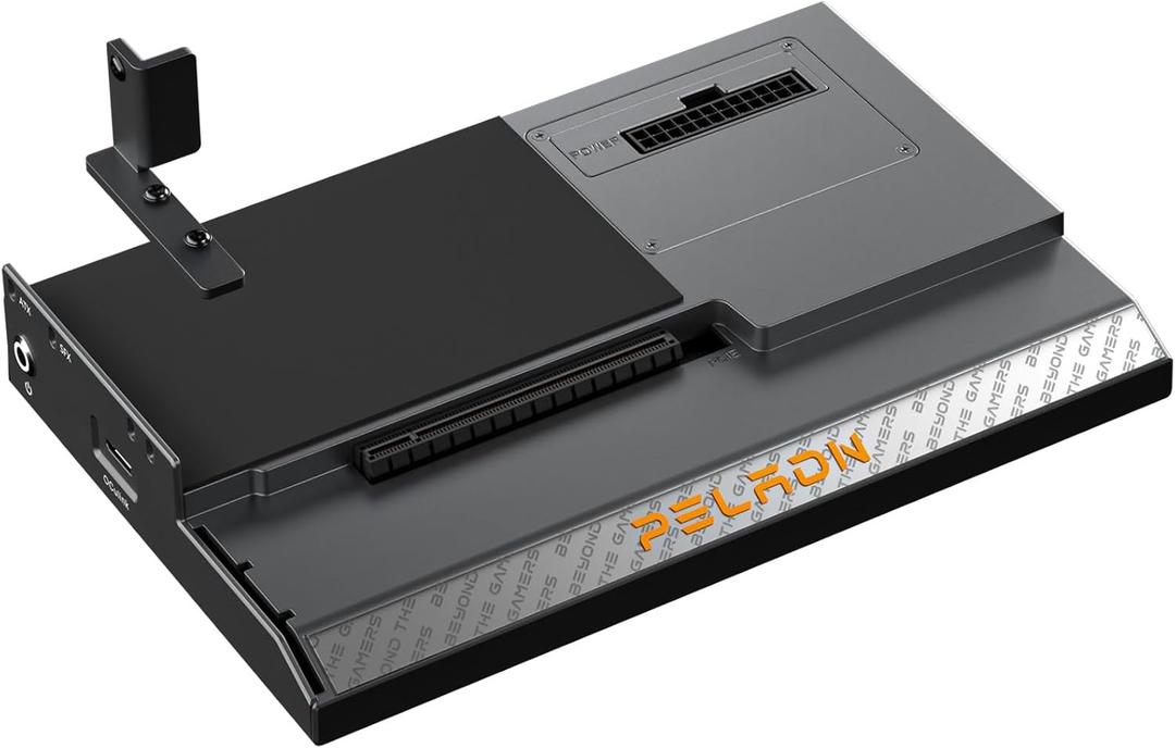 PELADN S-2 External GPU Dock Station, Support ATX Standard Power Supplies, Oculink Interface Graphics Dock Station