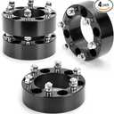 dynofit 2" Wheel Spacers 6x5.5 Compatible with Toyota 4Runner Tacoma FJ Cruiser, M12x1.5 Extended Lug Nuts, 108mm Hub, 6x139.7 6 Lug Forged Spacers for Tundra GX460 GX470 Sequoia Fortuner