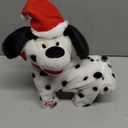 SdeNow Twerking Dog Toy Booty Shaking Walking Santa Claus Puppy Musical Animated Christmas Plush Santa Singing and Dancing Stuffed Animals Dog-English Song