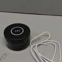 Security Camera Motion Activated with Wireless Charging, Dome Cams with Motion Detection, Night Vision, Local & Cloud Storage, Hd 1080P, Indoor Camera with Clock (Black)