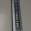 20" x 4" Galvanized Steel Spiral Duct Air Vent Grille Cover - Fully Adjustable Double Deflection HVAC Air Supply [Outer Dimensions: 22w X 6" h]
