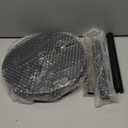 Height Adjustable Drink Table for Small Spaces, Martini Table with Weighted Pedestal Accent for Living Room, Bedroom, Sofa Couch, Black