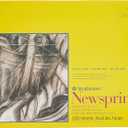Strathmore 200 Series Tape Bound Newsprint Pad, 30 lb. Rough Paper, 18 X 24 inches, 100 Sheets (307-918)
