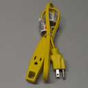 PRIME EC840603 3' 16/3 SPT-2 3-Outlet Utility Indoor Cord, Yellow