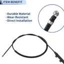 Hood Latch Release Cable for VolkswagenGolf/GTI 2004-2009 for Volkswagen Jetta 2006-2010 No.1K1823535A Engine Hood Release Cable 1 Pcs