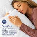Body Pillowcases Set of 2-20x54 Long Body Pillow Case - Soft Body Pillow Cover for Sleeping & Side Sleepers - Comfy, Breathable, Wrinkle & Fade Free - Machine Washable w/Envelope Enclosure (White)