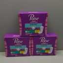 Poise Ultra Thin Incontinence Pads & Postpartum Pads for Bladder Leaks, 3 Drop Light Absorbency, Regular Length, 144 Count, Packaging May Vary (REGULAR/NON-WINGED)
