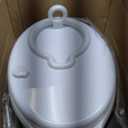 Ubbi Steel Diaper Pail, Odor Locking, No Special Bag Required, Award-Winning, Registry Must-Have, White