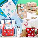 Tenceur 1000 Pcs Winter Snowflake Stickers for Kids, 55 Designs Snowflake Stickers Self Adhesive Winter Christmas Funny Cartoon Xmas Adhesive Gifts Seal for Envelopes Scrap Booking Christmas Party