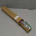 Towel Bar, Adjustable 14.4inch - 25.2inch Towel Rack, Self Adhesive & Wall Mounted for Bathroom Kitchen Hand Towel Holder Cloths Hanger SUS 304 Stainless Steel Organizer Single Bar (2, Gold)