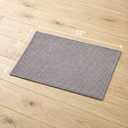 Bathroom Rugs Non Slip Washable, Super Absorbent Thin Bath Mat for Small Quick Dry Low Pile Bathroom Rug, (Light Gray, 32x20)