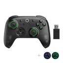 8Bitdo Ultimate 2C Hall Effect Joysticks and Hall Triggers Wireless Controller for Windows PC and Android, with Remappable L4/R4 Bumpers, Turbo function & Rumble vibration (Transparent Black)