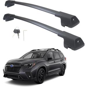 Autekcomma Heavy Duty Roof Rack Crossbars Compatible for Toyota 4Runner 2007-2024(Only Fit Factory Raised Side Rails) Locker+Full Aluminum Die-Casting Black Matte with Max 260LB Loading Weight