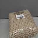 tchdio Waffle Bath Mat-Runner Rug, Super Absorbent Non Slip Bath Mats for Bathroom Machine Washable Long Rugs with Tassels, Bath Rugs for Bathroom Floor Beside Tub, 2' x 6' (Brown)