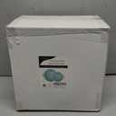 FLOWERCAT 100PCS Clear Black Plastic Plates Disposable Plates for Christmas Party/New Year - Heavy Duty Plastic Plates - 10" &7" Plate for 50 Guests New Year Parties and Events (Smoke Gray)