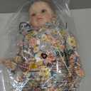 iCradle 26 Inch Big Realistic Reborn Toddler Girl Doll Handmade Silicone Soft Vinyl limbs and cloth body Baby Doll That Look Real Lifelike Newborn Baby Dolls Toy Set for Kids