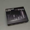 Electric Compressed Air Duster - 33,0000 RPM Rechargeable Cordless Turbo Blower, Portable Air Blower Gun for Cars, PC, Keyboard, Home & Outdoor Dust Cleaning (Replaces Compressed Air Cans) (Silver)