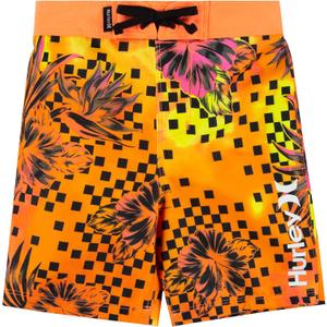 Hurley Boys Printed Board Shorts (6, Bright Mango)