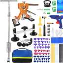 112PCS Dent Puller Kit,Body Repair Dent Removal ToolsPaintless Dent Removal Kit with T-bar Dent Puller
