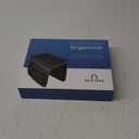 Couch Remote Caddy Control Holder Sofa Organizer with Detachable Wooden Snack Tray for Recliner Mattresses Chair Armrests with 4 Slots - 1 Large Pockets and 3 Small Pockets (Black) (Black)