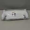 Full Protective Case Cover Compatible with PlayStation Portal Remote Player,PS5 Portal Case with Detachable Front Shell,Frosted Anti-Slip Handheld Design(White)