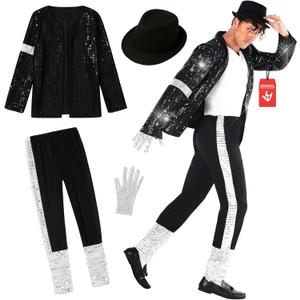 Morph Popstar Costume, 80s Costumes For Men, 90s Retro Outfits, Halloween Costumes For Adults, Halloween Costume For Men (Medium)