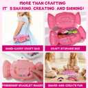 Dupamind Friendship Bracelet Making Kit for Girls 8-12, DIY Arts & Crafts for Kids Ages 8-12, Jewelry Bracelet Maker Craft Kit, Creative Toy Set for Girls, Birthday Gifts for 8, 9, 10, 11 12 Years Old