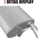 Rear Exhaust Muffler Compatible With 2009-2013 Toyota Corolla Muffler Exhaust