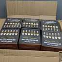 6 Pcs Cordless Table Lamp Gold Cordless Battery Operated Touch Table Lamps Rechargeable 3 Color Dimmable LED Portable Flower Lamp for Bedroom Living Room Kitchen Dining Outdoor