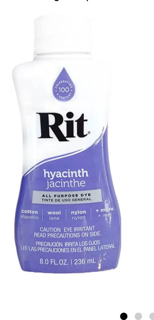 RIT Dye Wide Selection of Colors with Color Fixative