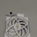 Lian Li UNI Fan TL Wireless 120-Single Pack (Reverse Blade)-2.4 GHz Wireless Signal ARGB Fan-Infinity Mirror-Daisy-Chain-Customizable Lighting-Controller NOT Included & Required - White (12RTL1W1W)