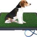 Portable Drainage Pet Urinal,Toilet,Grass Mat.,Potty Grass, Urinal Containing, Toilet Substitute,Puppy Turf,Suitable Size for Most Dogs,Dogs Cushions. 25 * 20 * 2 Inches.
