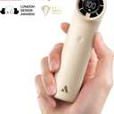 Aecooly Portable Handheld Fan, Powerful Turbo Mini Fan, 16500 RPM High Speed Aero, 14H Max Cooling Time, 5 Speeds Pocket Rechargeable Personal Small Travel GIfts for Women Men -Beige