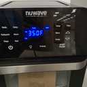 Nuwave Brio 15.5Qt Air Fryer Toaster Oven & Rotisserie Kit, 2024 New Advanced Turbo Convection Tech, Healthy PFAS Free, Max Even & Crisp, Powerful 1800W, 50-425F, 150 Presets, Smart Probe, 4 Rack