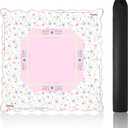 Pink Mahjong Mat (31.5” x 31.5”) with Black Carrying Bag, Anti Slip and Noise Reduction Game Table Cover with Rules for Mahjong, Poker, Board Games, Dominoes, and Card Games, Large