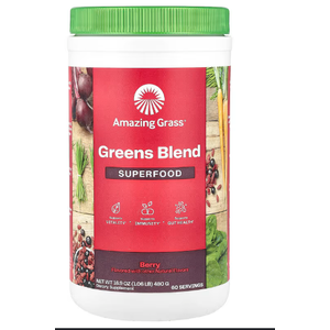 Greens Blend Superfood, Berry, 16.9 oz (480 g) EXP: 09/2026