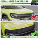 Hood Protector for 2021-2024 Ford Bronco Sport Hood Deflector Guard Soft TPE Material Hood Shield Trim for Bronco Sport Exterior Accessories(Not for Bronco)