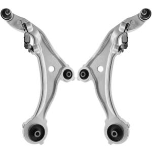 TRQ Front Lower Control Arm with Ball Joint Set Driver & Passenger Side Lower Compatible with 2009-2014 Nissan Murano