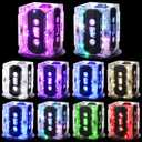 Halloscume 10 Sets 80s Party Decorations 90s Cassette Tape Bucket Centerpiece Tape Radio Boombox Birthday Party Table Neon Light Decorations for 1980 1990 Hip Hop Supplies