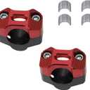 Motorcycle HandleBar Handle Clamps Riser Fat Bar Mount 22mm 28mm 7/8" 1 1/8" Universal CNC For EXC SX CRF YZF DRZ ATV Dirt Pit Bikes