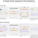 STAR-SPANGLED 3 Pack 7 Motion Sensor Lights Indoor Battery Operated, Stick on LED Light for Closet, Stairs, Under Cabinet, Cool White