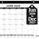3 x GuassLee Desk Calendar 2026-2027 (Jun. 2026 - Dec. 2027), 19 Months Calendar 17" 11.5" Desktop Planner with Julian Date, Monthly Goals, Academic To-Do List, for Home, Office, School & Teachers, 17"x11.5"