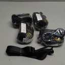 KODIAK STRAPS Ratchet Straps Heavy Duty Tie Down Strap Set 2200 Break Strength  1" x 17' 4pk with Soft Loops Cargo Truck Bed Tie Downs  Coated Deep S-Hook & Carry Bag for Securing Cargo Black